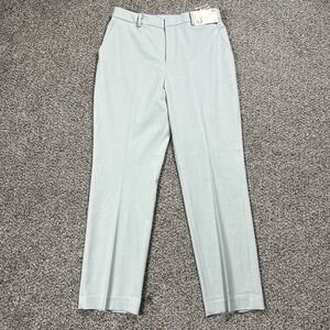 Uniqlo‎ Pants Womens 29 Green Smart Ankle 2 Way Chinos Tapered Stretch Office